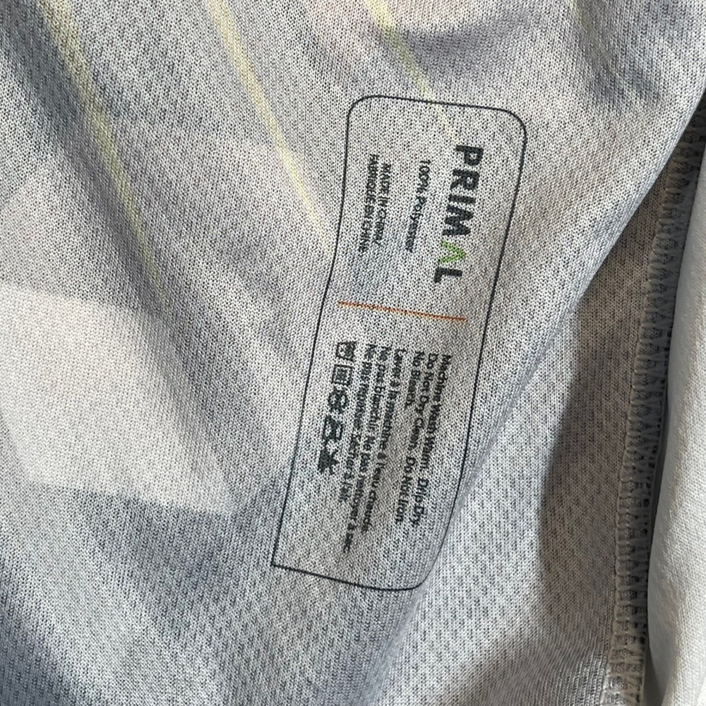 Primal Cycling Jersey Men XL White Red P2P Vashon Island 2019 Bike Race Full Zip - Picture 9 of 12